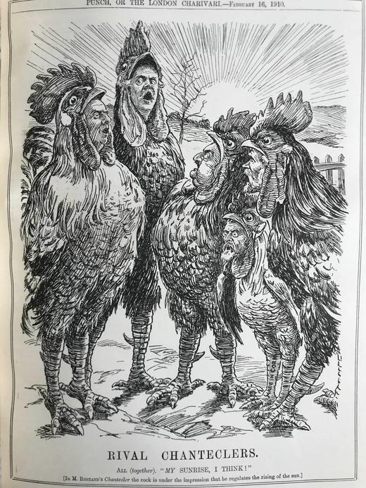 1910年1-6月 英国讽刺漫画杂志《笨拙》数百幅插图 漆布精装16开 商品图8