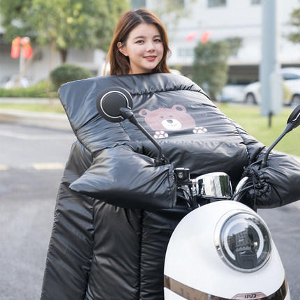 摩托车挡风被  加绒加厚加大 商品图0