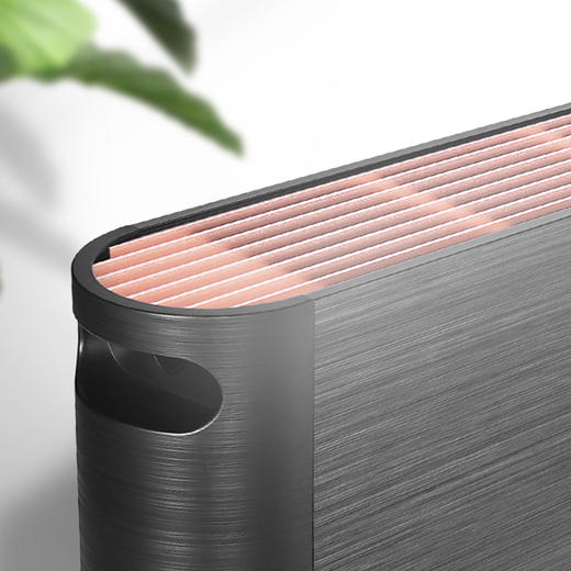 GREE格力 踢脚线 NDJA-X6022B  电暖气 WiFi遥控款 可折叠(黑+玫瑰金) 商品图2