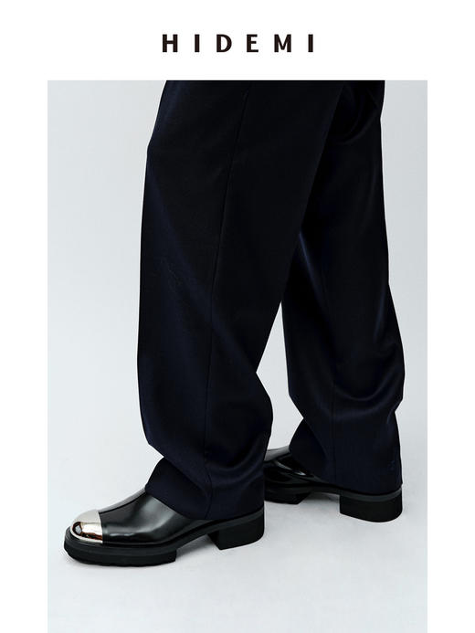 HIDEMI 节日系列金属头拼接切尔西厚底短靴 商品图4