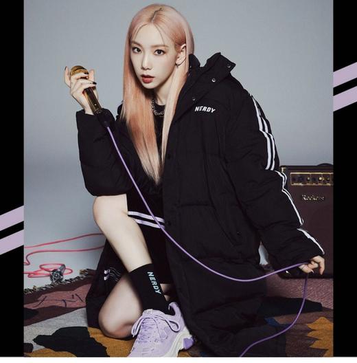 韩国潮牌nerdy21年超萌奶油色羽绒服长短款 商品图0