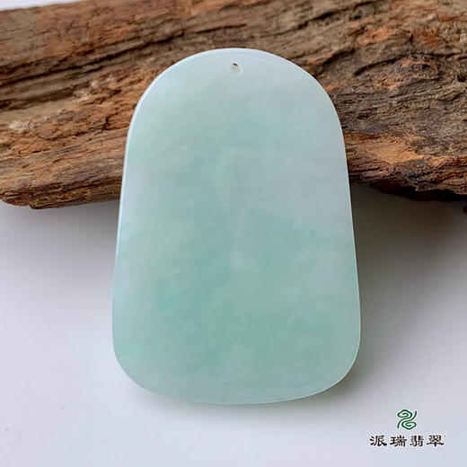派瑞翡翠 翡翠挂件 大势至菩萨 糯种 绿色 商品图1