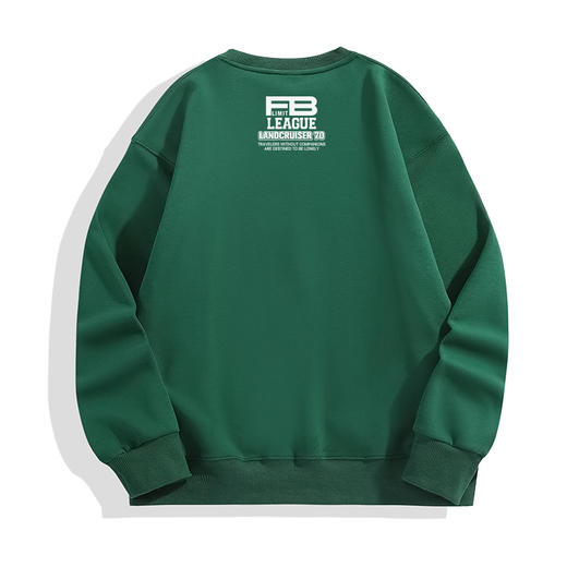 自由基地秋冬新款500G加厚落肩圆领卫衣丰田手绘风越野车图案印花 NMT-1938 商品图5