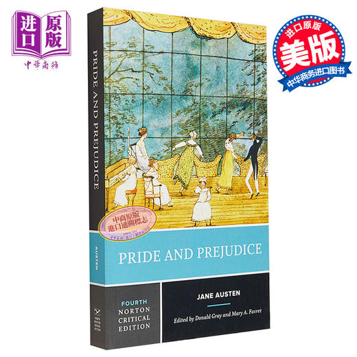 【中商原版】傲慢与偏见 诺顿文学解读系列 英文原版 Norton Critical Editions Pride and Prejudice Jane Austen 商品图0