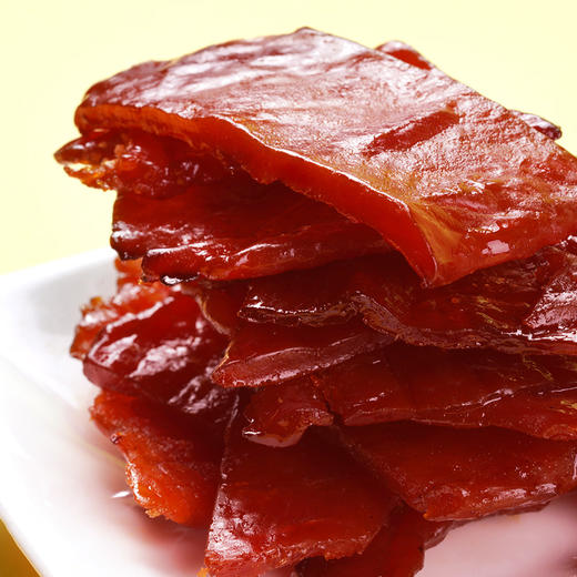 广州酒家 原切猪肉脯袋装熟食猪肉干独立小包混合肉类零食嘴馋小吃 商品图4