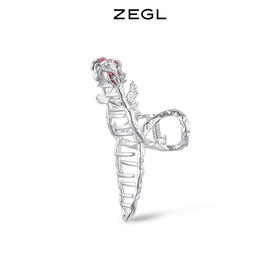 ZEGL设计师微醺玫瑰系列金属抓夹女秋冬高级感盘发发夹后脑勺发饰