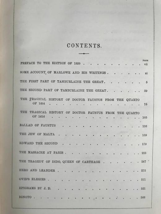1865年 克里斯托弗·马洛作品集 真皮精装18开 商品图3
