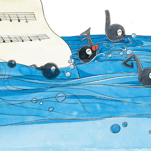 小康轩绘本奖获奖作品|花婆婆方素珍等一众大咖高分推荐  精装音乐启蒙绘本《音符变变变》近1米长拉页 视觉震撼 商品图1