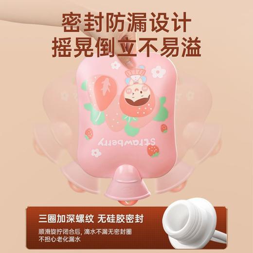 【超暖和！可爱暖手宝900ML 加厚防爆更安全】热水袋注水暖手宝女姨妈期敷肚子暖水袋毛绒可爱暖宝宝加厚防爆 商品图3
