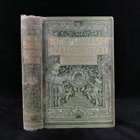 1886年 英国插图杂志 数百幅插图 漆布精装16开