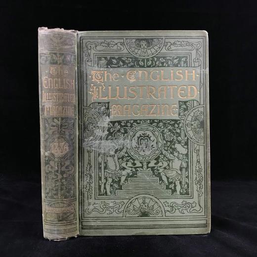 1886年 英国插图杂志 数百幅插图 漆布精装16开 商品图0