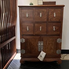 苏梨家具  六抽两门功能柜