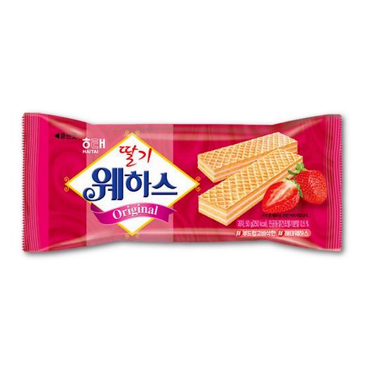 海太草莓威化饼干50g  商品图0