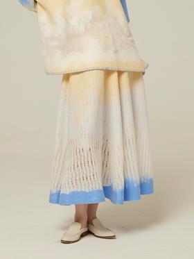 针织手工毡羊绒女半裙 SJF94W255K