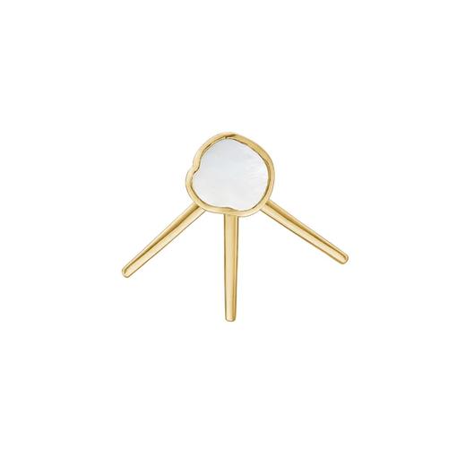 订购10周到｜CHARLOTTE LEBECK-Nora-贝母 耳钉（单只）［丹麦设计师］ 商品图1