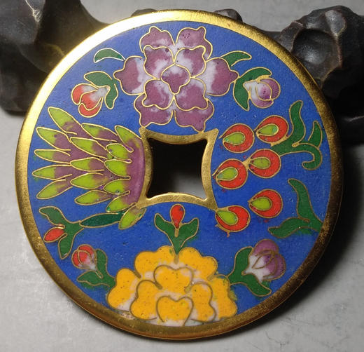 古泉书馆文创珐琅彩 富贵吉祥 文房铜镇 F0007 商品图6