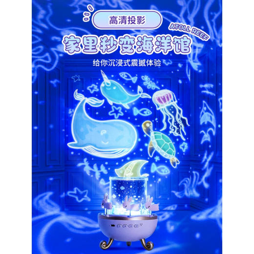万火充电款星空灯投影灯旋转小屋星空灯 XHR 商品图4