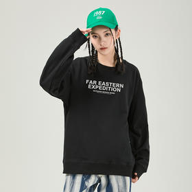 自由基地秋冬新款defender印花图案个性设计潮流越野毛圈圆领卫衣 NMT-1927