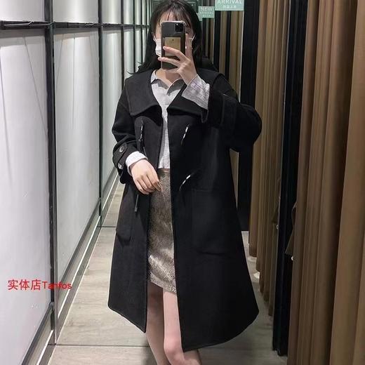 青年简约茗月格大衣05027578 商品图1