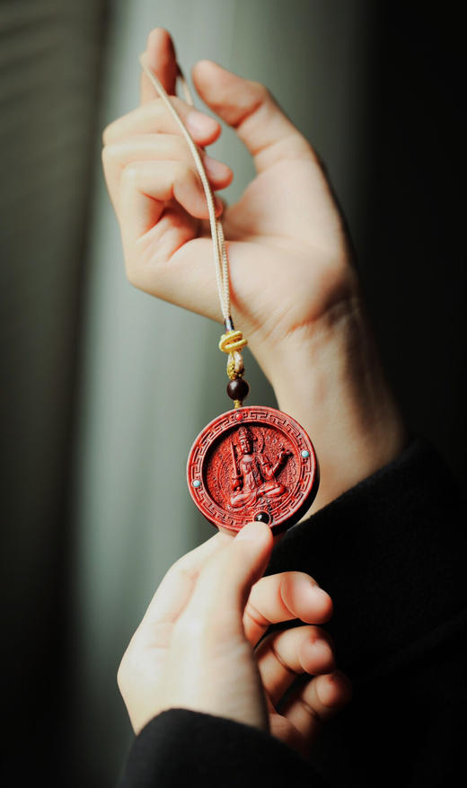 【青山特惠】小叶紫檀 八大守护神 · 运转乾坤 满工雕刻本命佛吊坠 s1 商品图7