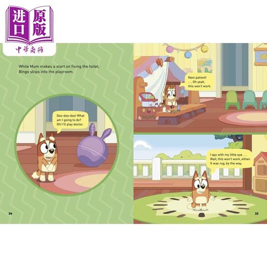【中商原版】Bluey 5-Minute Stories 小蓝狗布鲁里的5分钟故事 英文原版 儿童绘本 卡通动画 3-5岁 商品图3