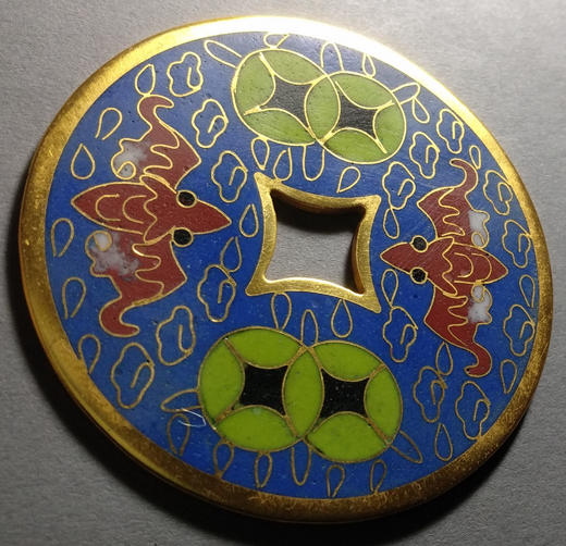 古泉书馆文创珐琅彩 富贵吉祥 文房铜镇 F0009 商品图4