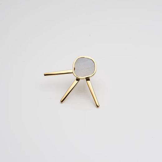 订购10周到｜CHARLOTTE LEBECK-Nora-贝母 耳钉（单只）［丹麦设计师］ 商品图2