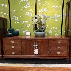 苏梨家具 花好月圆福星矮柜