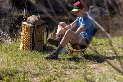 injinji五指袜长筒美利奴羊毛森林绿FOR/石榴红GAR加厚保暖户外徒步越野跑登山 商品图8