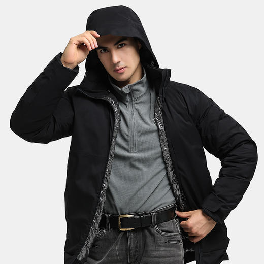 鹰爪第三代鹰翼蓄热石墨烯全封胶弹力硬壳式鹅绒服羽绒服 商品图8