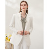 EITIE爱特爱春季新款时尚职业通勤百搭显瘦干练西装外套女6903601 商品缩略图3