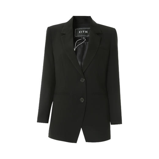 EITIE爱特爱春季新款时尚职业通勤百搭显瘦干练西装外套女6903601 商品图11