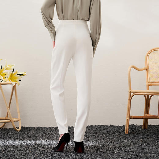 EITIE爱特爱春季新款通勤百搭高腰显瘦职业裤子6905601 商品图5