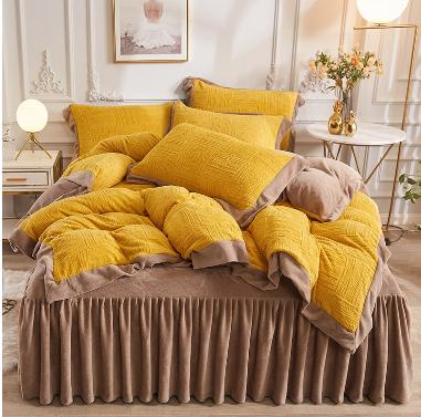 柔暖浮世牛奶绒四件套2.0*2.3m-G119100035 商品图0