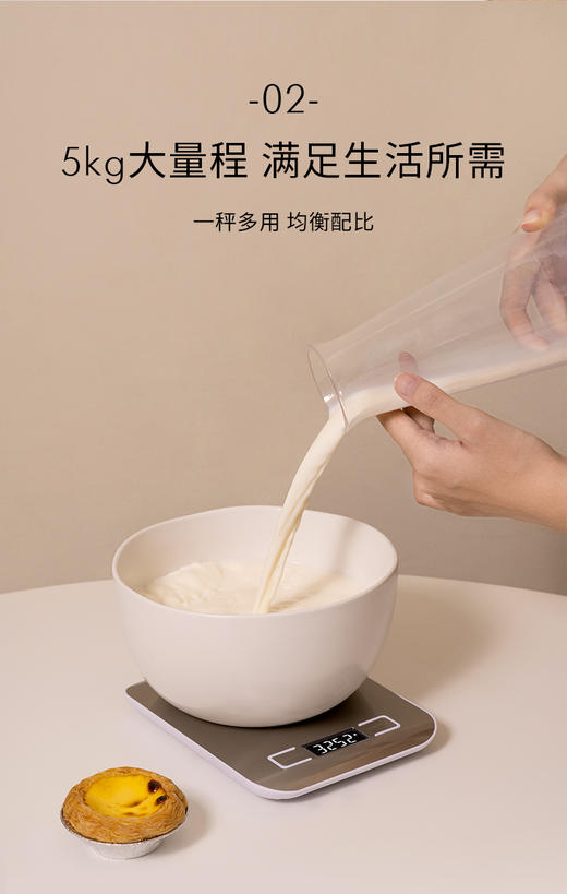 【学分+钱购】厨房电子秤 商品图4