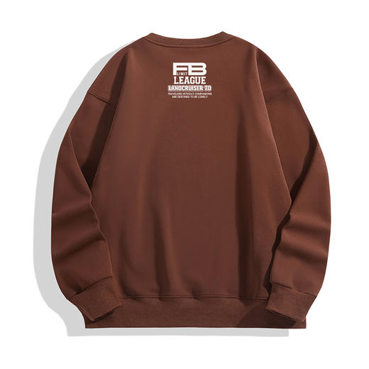 自由基地秋冬新款500G加厚落肩圆领卫衣丰田手绘风越野车图案印花 NMT-1938 商品图3