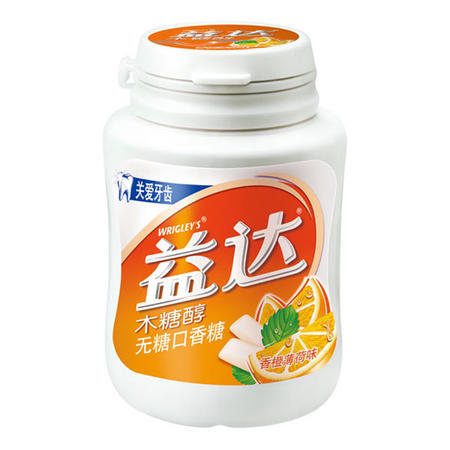 益达无糖口香糖阳光香橙味56g 商品图0