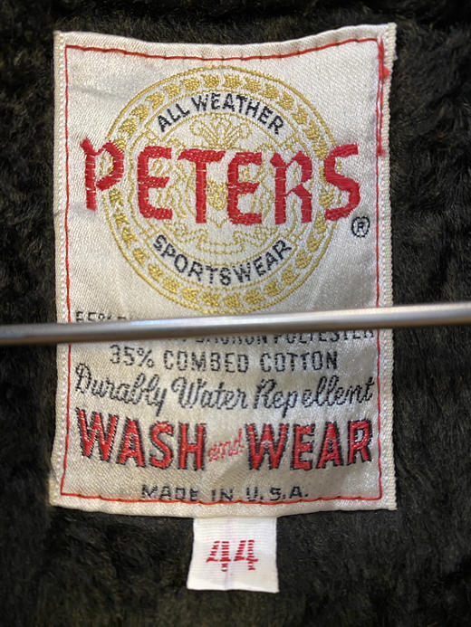 70年代 Vintage 美国制 PETERS 长绒毛 棉服 夹棉外套_CTJK(L-XL) 商品图2
