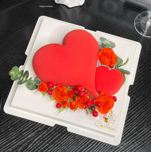 【1273】心形法甜慕斯蛋糕 商品图0