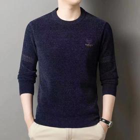 商务休闲男裤组雪尼尔毛衫