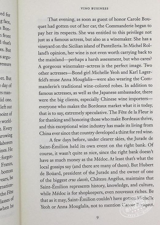 酒业：法国葡萄酒的多云世界 英文原版 Vino Business:The Cloudy World of French Wine Isabelle Saporta Grove Press 饮食 商品图8