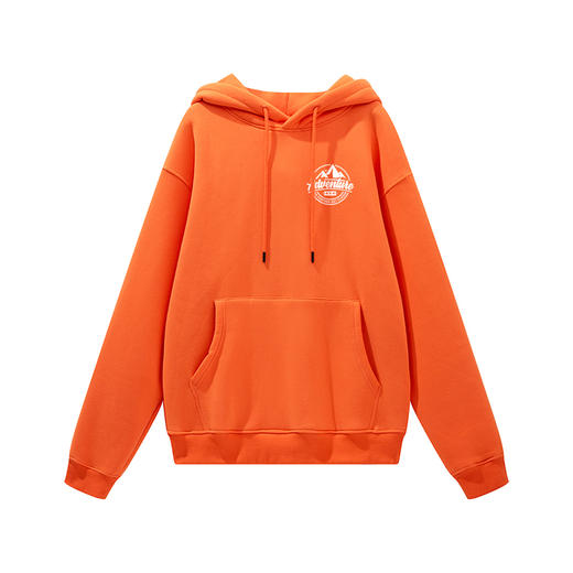 自由基地秋冬新款简约越野logo团队定制落肩戴帽套头抓绒卫衣加厚 NMT-1931 商品图5