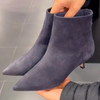Stuart Weitzman 斯图尔特·韦茨曼 女士靴子 深蓝色 JUNIPER 45 SUEDE MIDNIGHT 商品缩略图1