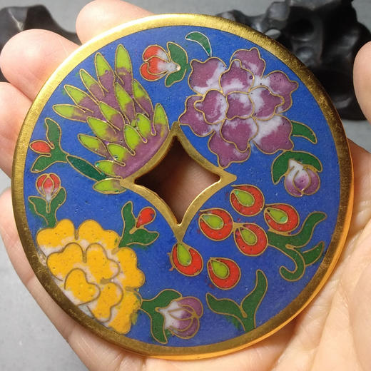 古泉书馆文创珐琅彩 富贵吉祥 文房铜镇 F0007 商品图8