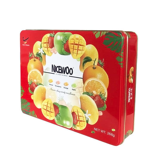 马来西亚来丝果味什锦软糖系列268g 口味多样口味缤纷 精致铁盒包装 064169/060546 商品图2