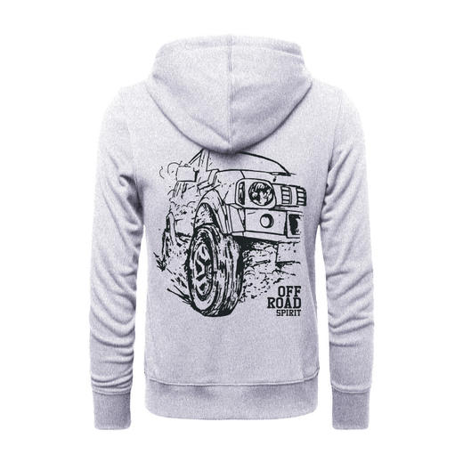 自由基地秋冬潮流卫衣扫描风设计越野车e族队服拉链带帽开衫休闲装 NMT-1937 商品图5