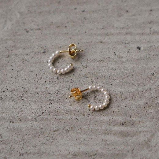 订购10周到｜CHARLOTTE LEBECK-Libby-珍珠 耳环（单只）［丹麦设计师］ 商品图3