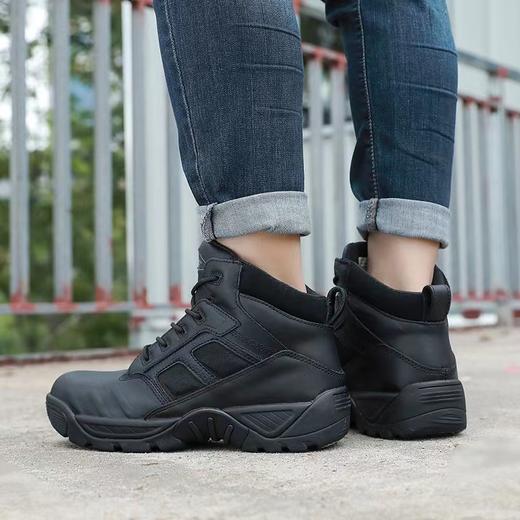 君洛克D12013防刺沙漠靴冬季作战靴六寸战术靴陆战靴 商品图1