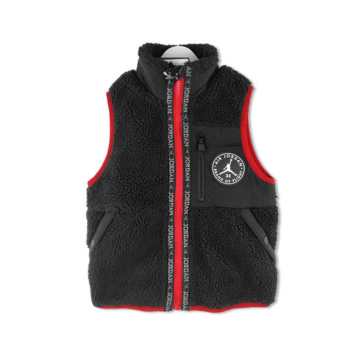 JORDAN儿童冬款摇粒绒保暖背心马甲童装JD2242011 商品图0