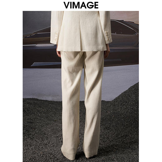 VIMAGE纬漫纪秋季新款职业干练时尚显瘦西装裤长裤女V1805401 商品图3
